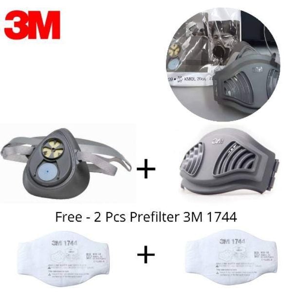 Mặt nạ lọc bụi 3M giá rẻ 3200 dành cho thợ mộc