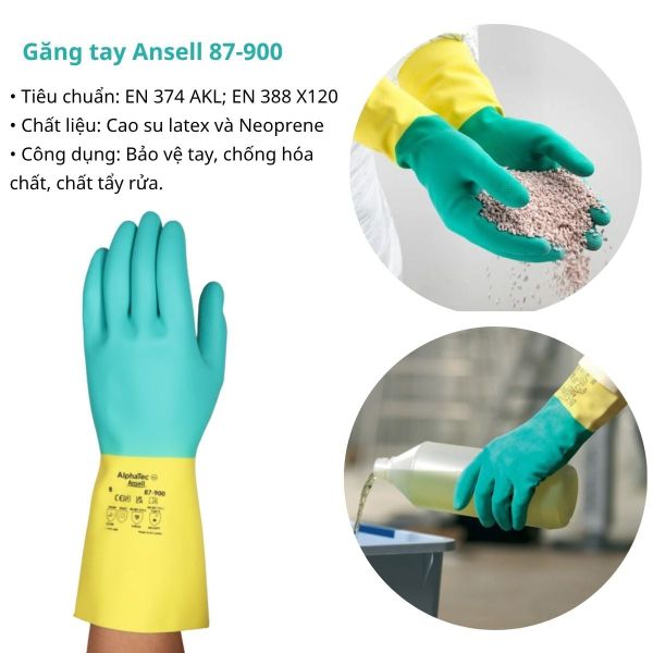 Găng tay bảo hộ Ansell 87-900 chính hãng