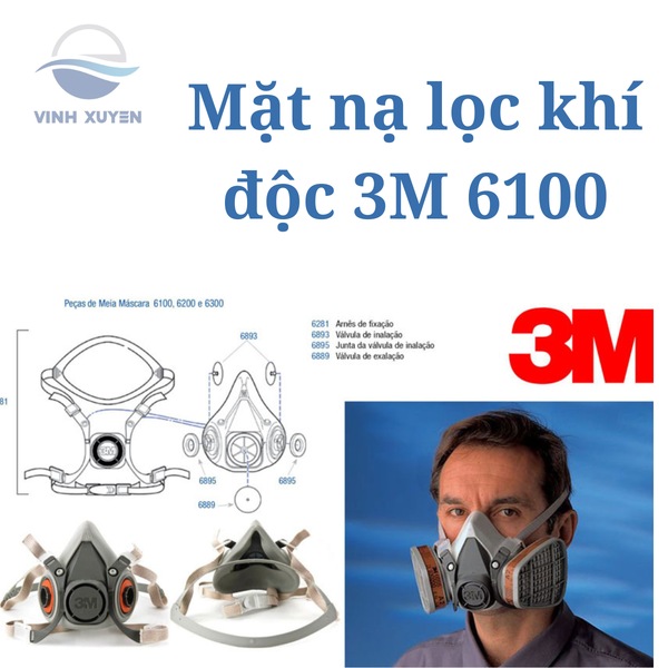 Mặt nạ phòng độc 3M 6100/6200