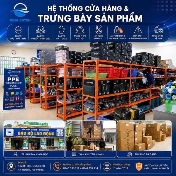 Cửa hàng bán thiết bị bảo hộ lao động tại An Lão, Hải Phòng