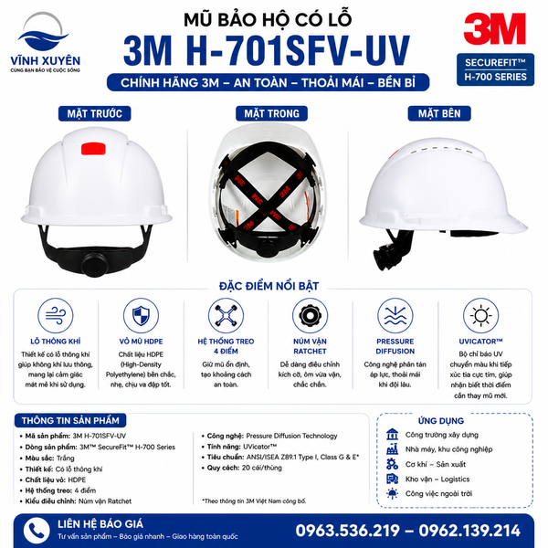 Thông tin 3M H-701SFV-UV