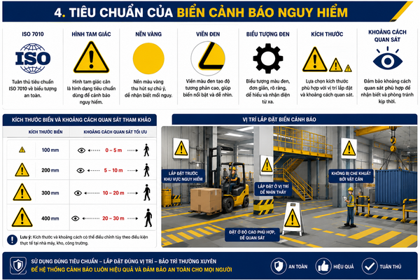 Tiêu chuẩn biển cảnh báo nguy hiểm