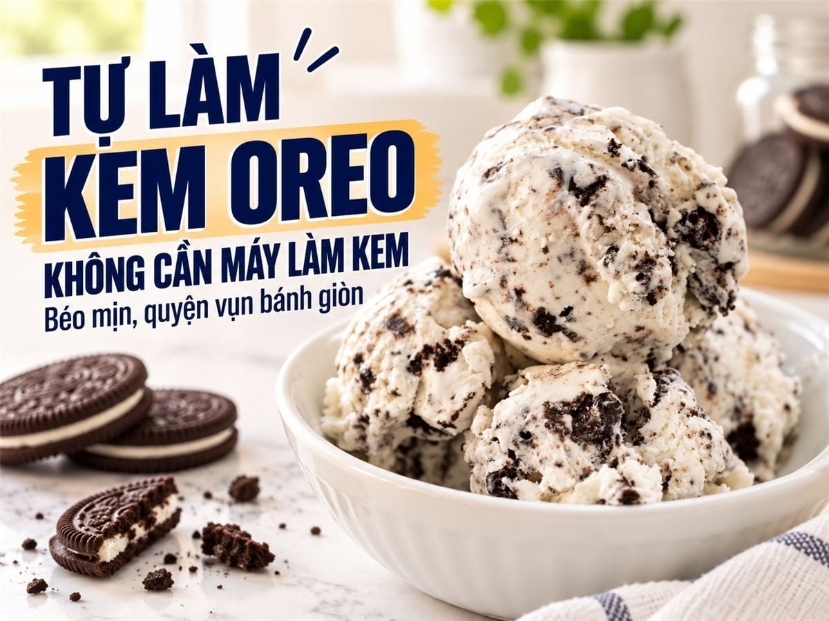 Cách làm kem Oreo: Hướng dẫn từng bước để có món kem tự làm siêu kem tại nhà