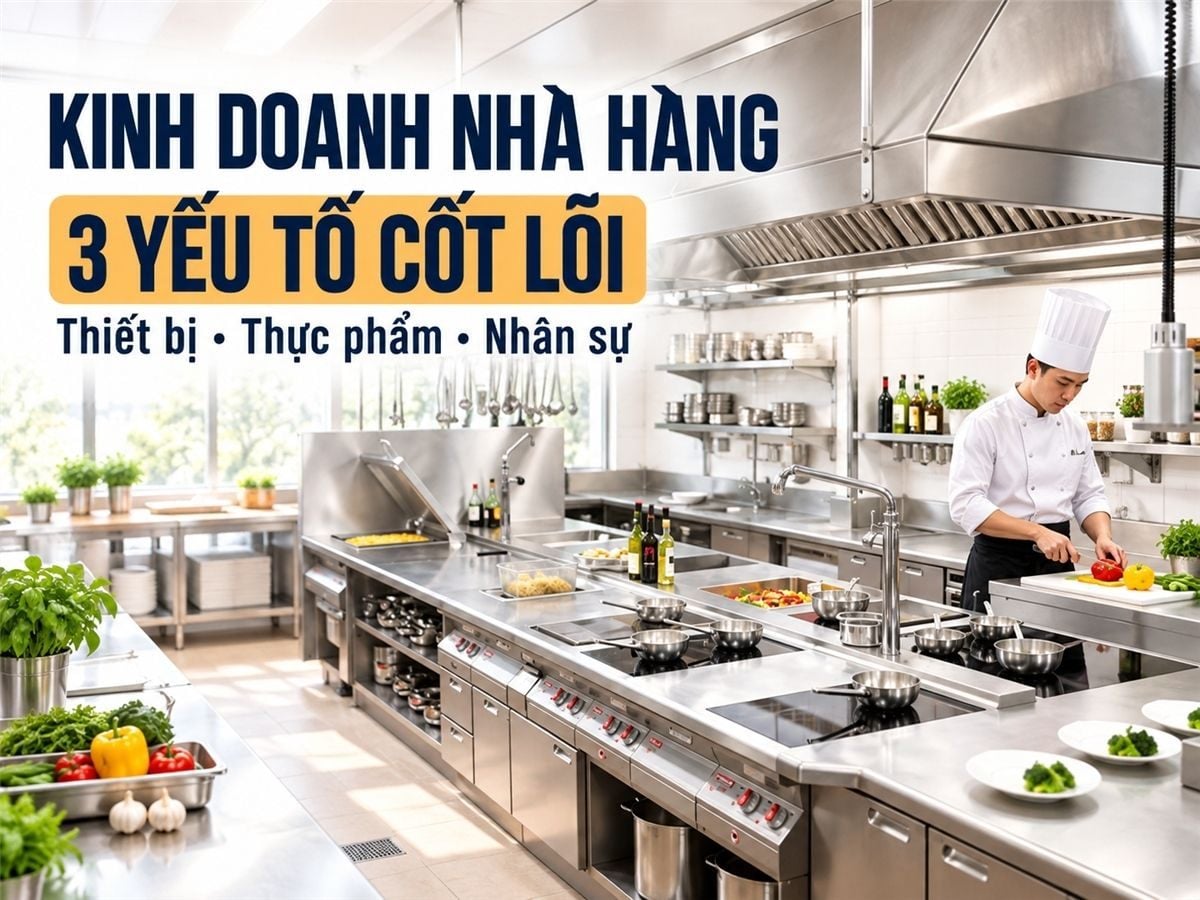 Hé lộ ba yếu tố quan trong để kinh doanh nhà hàng thành công