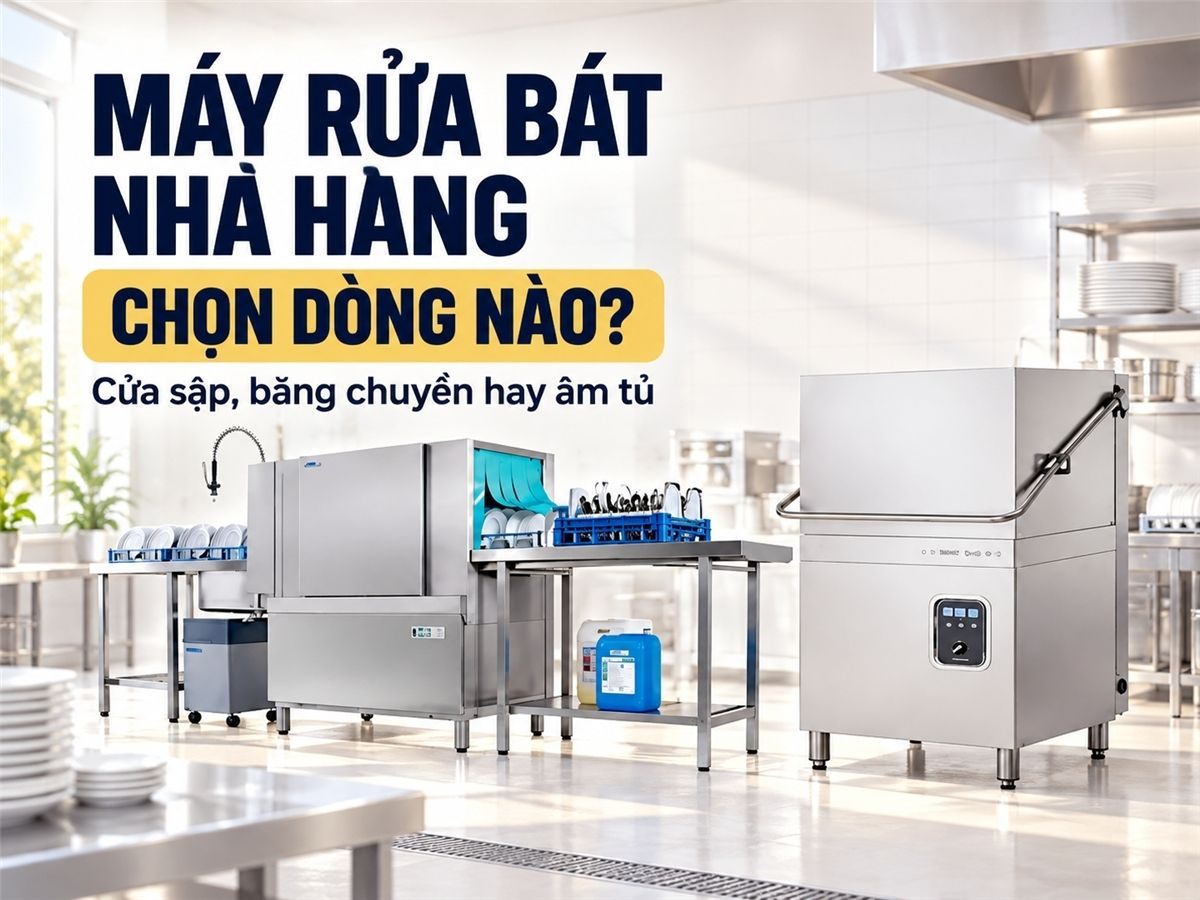 Top các loại máy rửa bát tốt nhất dành cho nhà hàng hiện nay