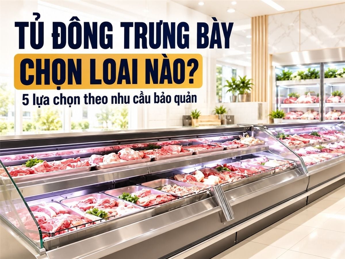 Top 5 tủ đông trưng bày giá rẻ, chất lượng tốt nhất hiện nay