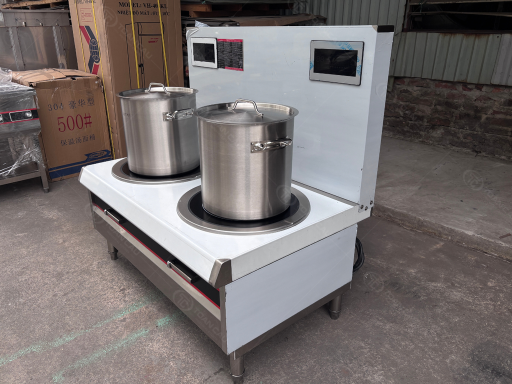 Bếp từ mặt phẳng 8kw có ứng dụng phổ biến trong các mô hình phục vụ và kinh doanh ẩm thực