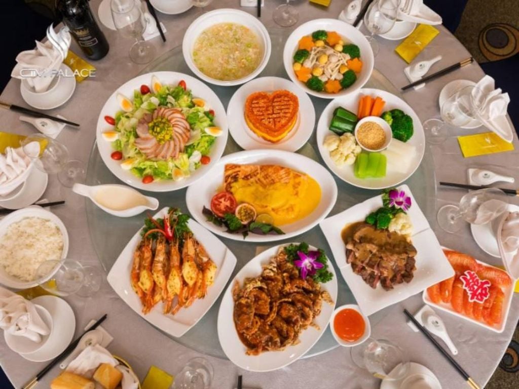 thực đơn nhà hàng tiệc cưới gồm những gì