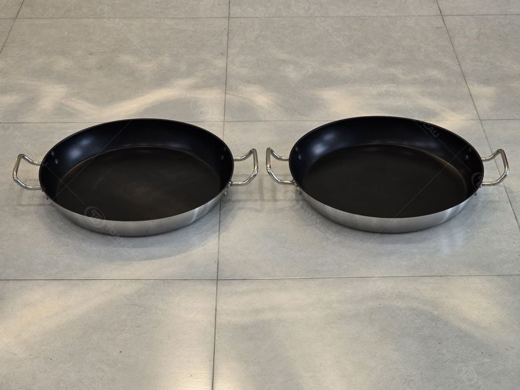 Hình ảnh thực tế của Chảo phẳng inox chống dính 3 lớp 40cm