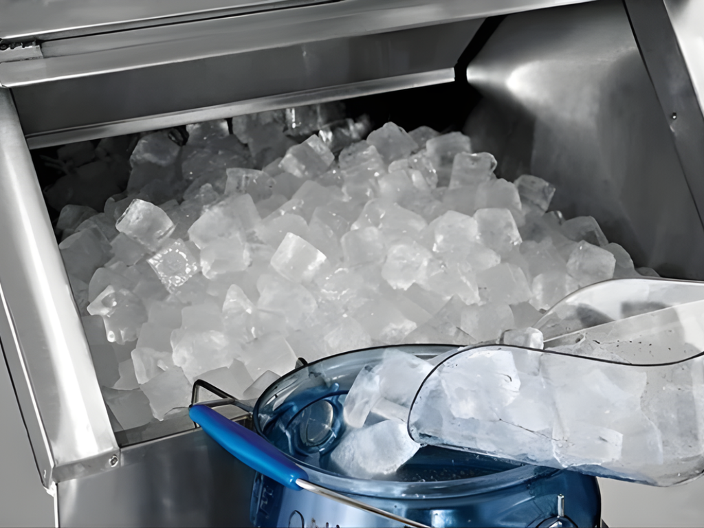 đá viên từ Máy làm đá viên Hoshizaki SRM-270AB