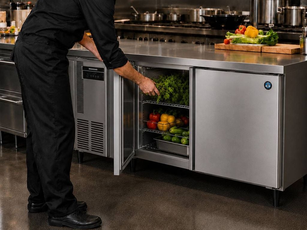 Đặc điểm bàn mát công nghiệp Hoshizaki RT-156MC-S