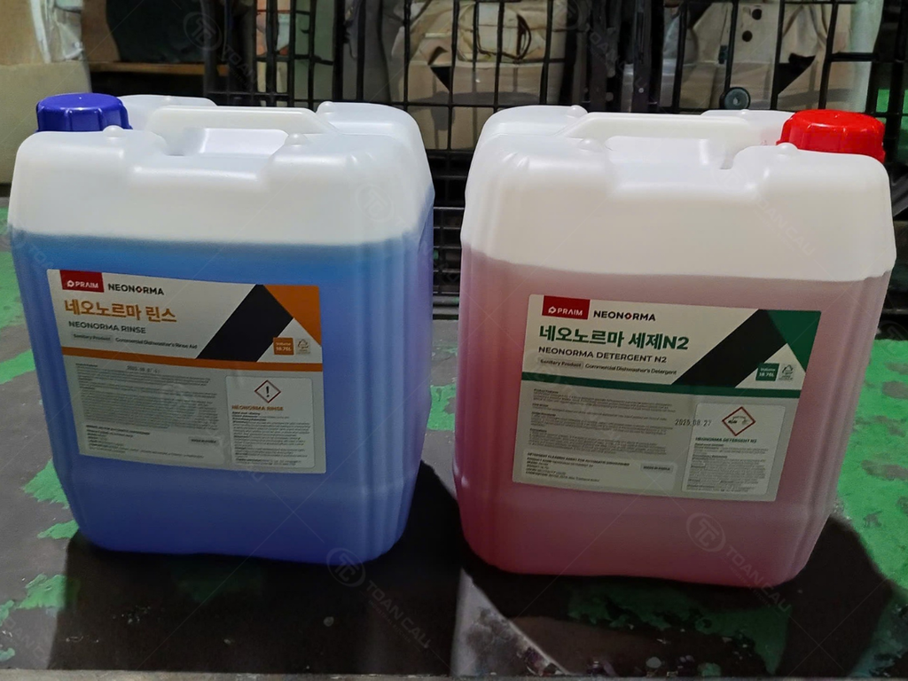 Hóa chất rửa và tráng chén bát công nghiệp Neonorma