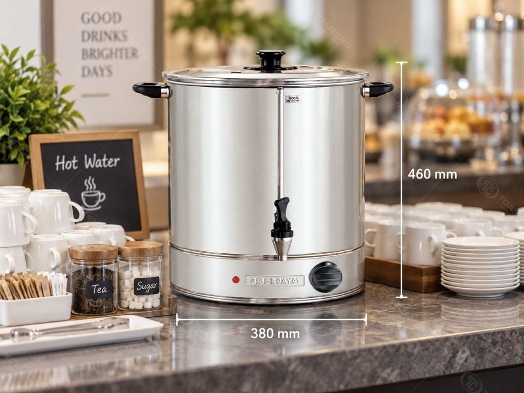 Kích thước bình đun nước Berjaya WU-CH-40L