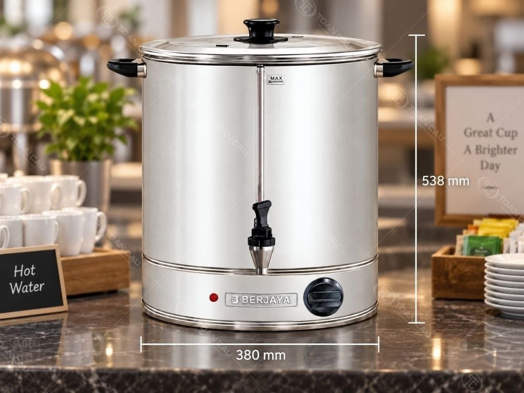 Kích thước bình đun nước Berjaya WU-CH-50L