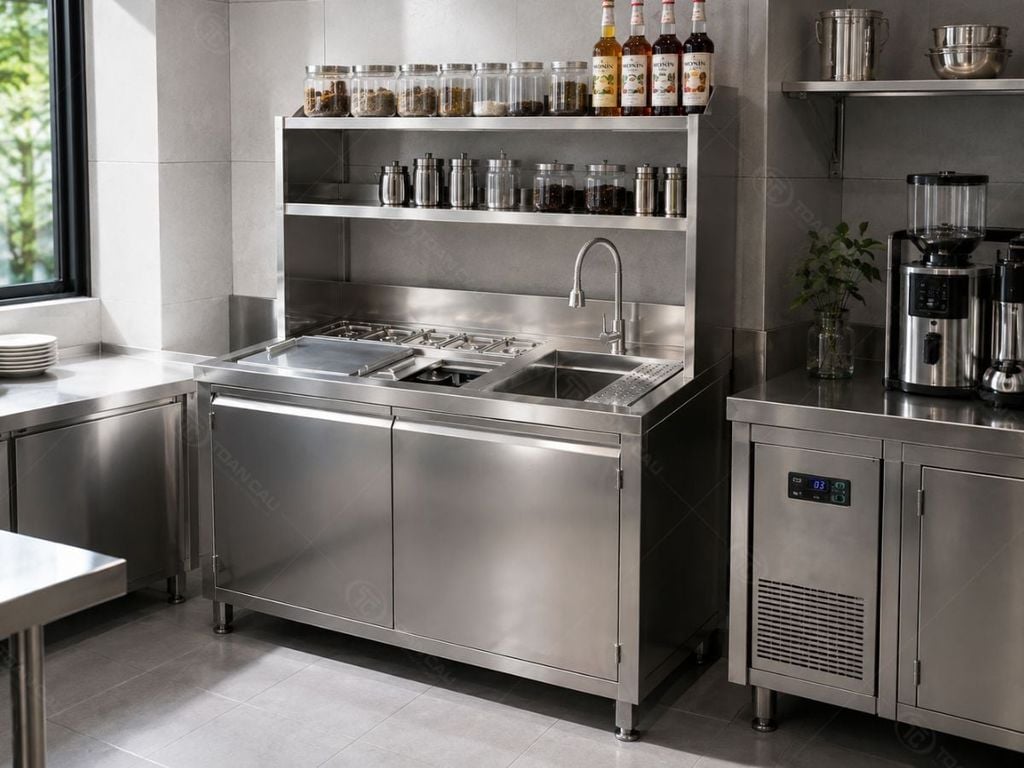 Mẫu quầy bar mini do Bếp Toàn Cầu thiết kế