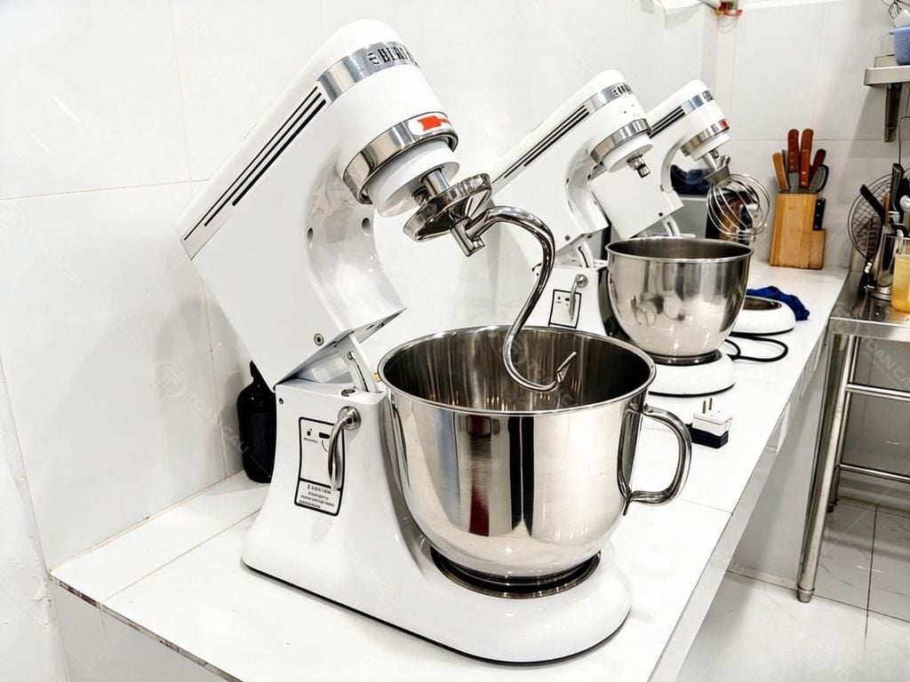 Máy đánh trứng trộn bột 5-7 lít cho các tiệm bánh bé