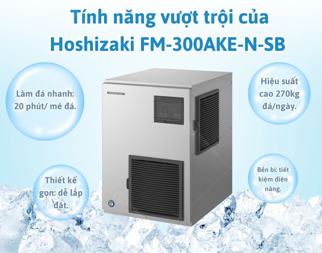 Máy làm đá vẩy Hoshizaki FM-300AKE-N-SB