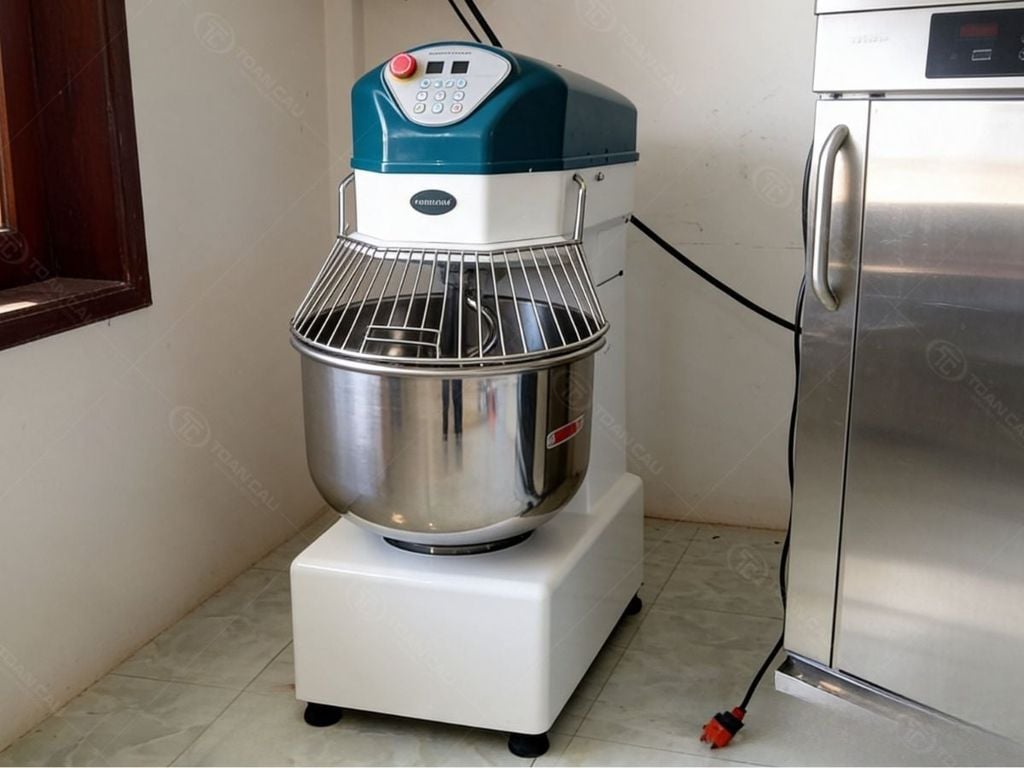 Máy nhào bột công nghiệp Berjaya BJY SM40M với động cơ 3 pha