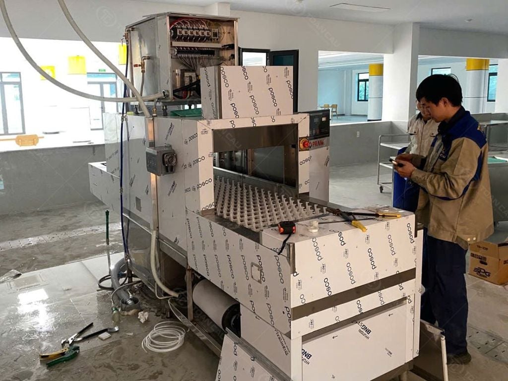máy rửa bát băng chuyền Prime nhập khẩu