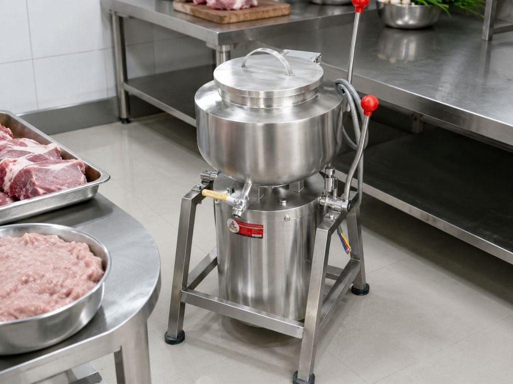Máy xay thịt làm giò chả