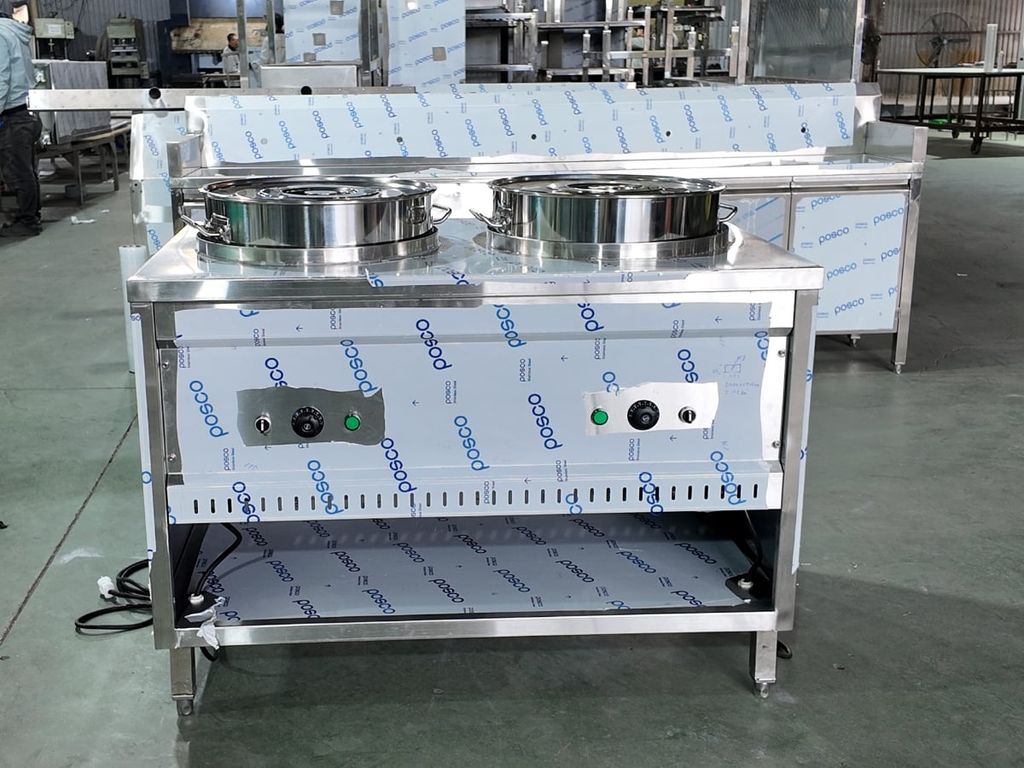 Quầy Hâm Nóng Cơm Canh TC-HN2CC thực tế trực diện