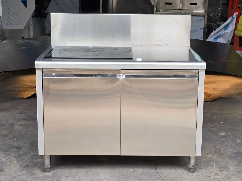 Quầy tủ inox 304 1m1