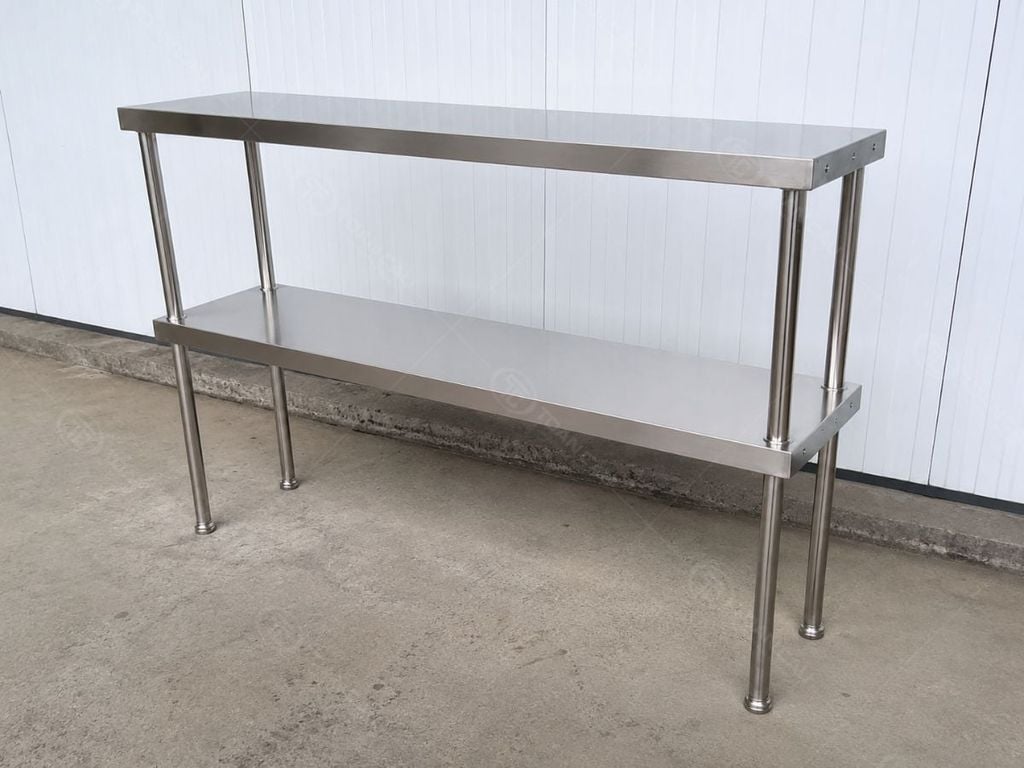 Kệ phẳng 2 tầng trên bàn TC-KP02B thực tế