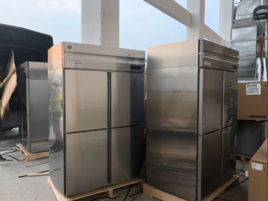 thực tế Tủ mát 4 cánh Hoshizaki HR-126MC-S