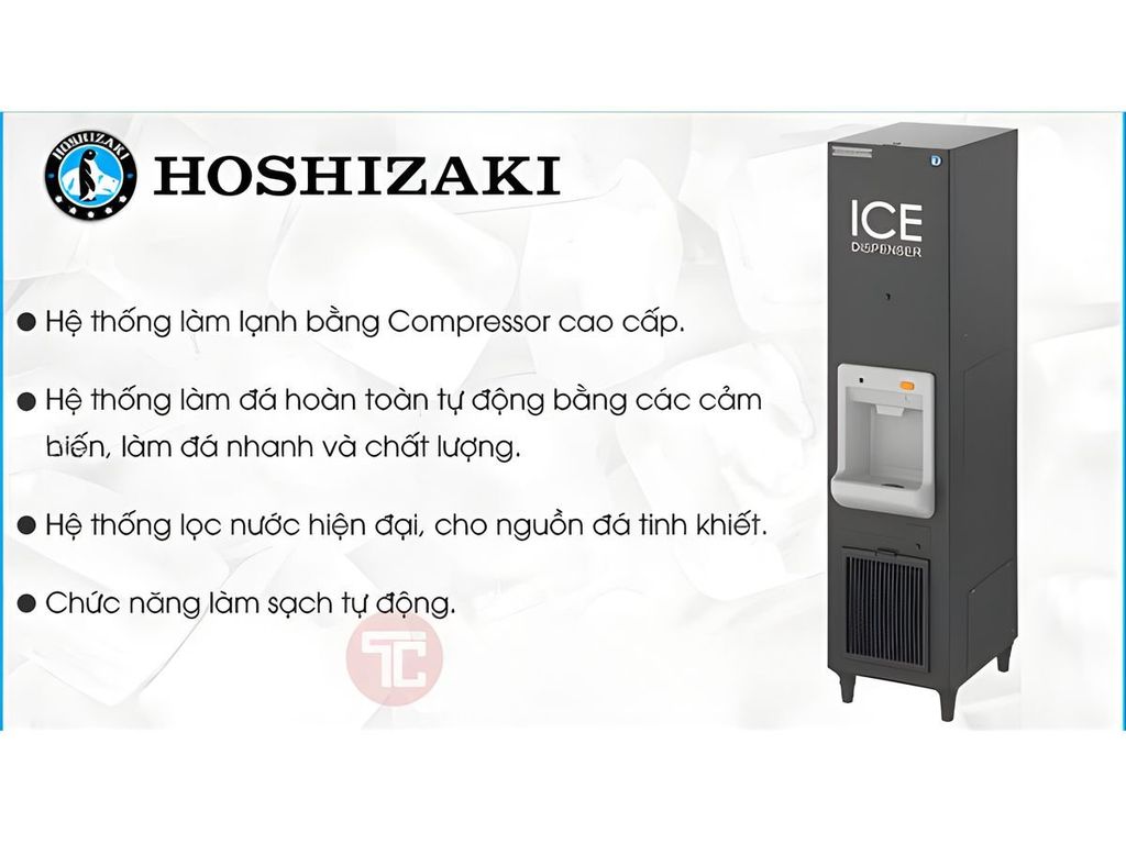 tính năng máy làm đá tự động Hoshizaki DIM-30DE-2