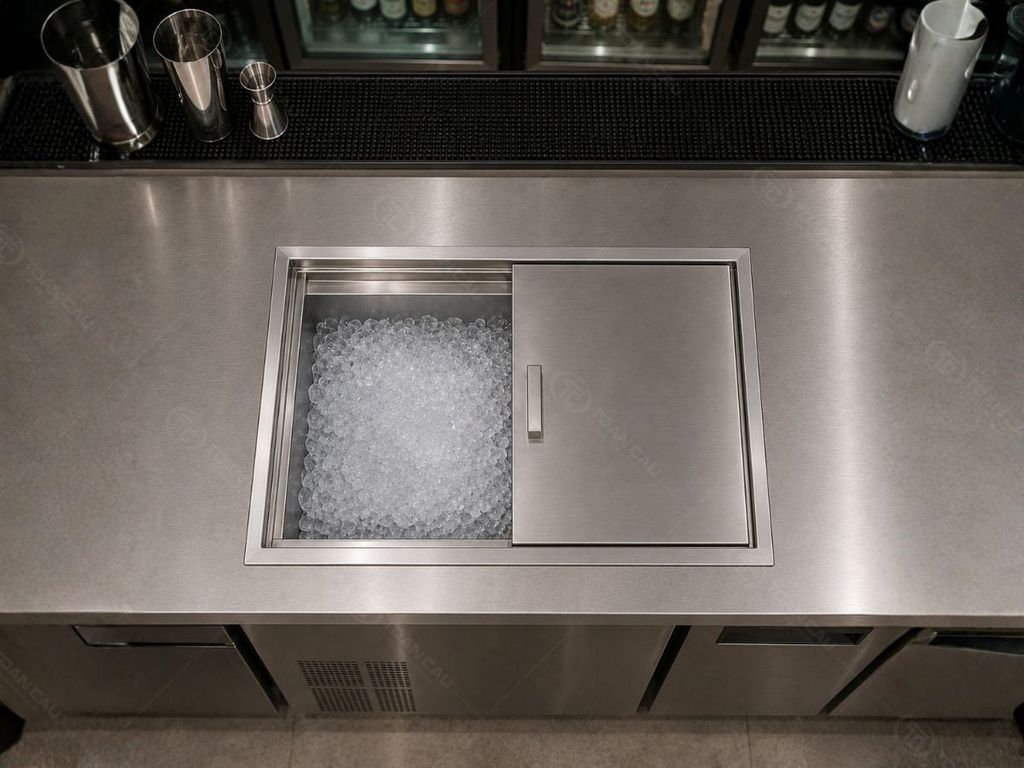 Thùng đá inox âm bàn TC-TDA1