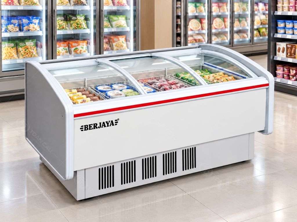 Tủ đông trưng bày kính lùa Berjaya BJY-DFGD518