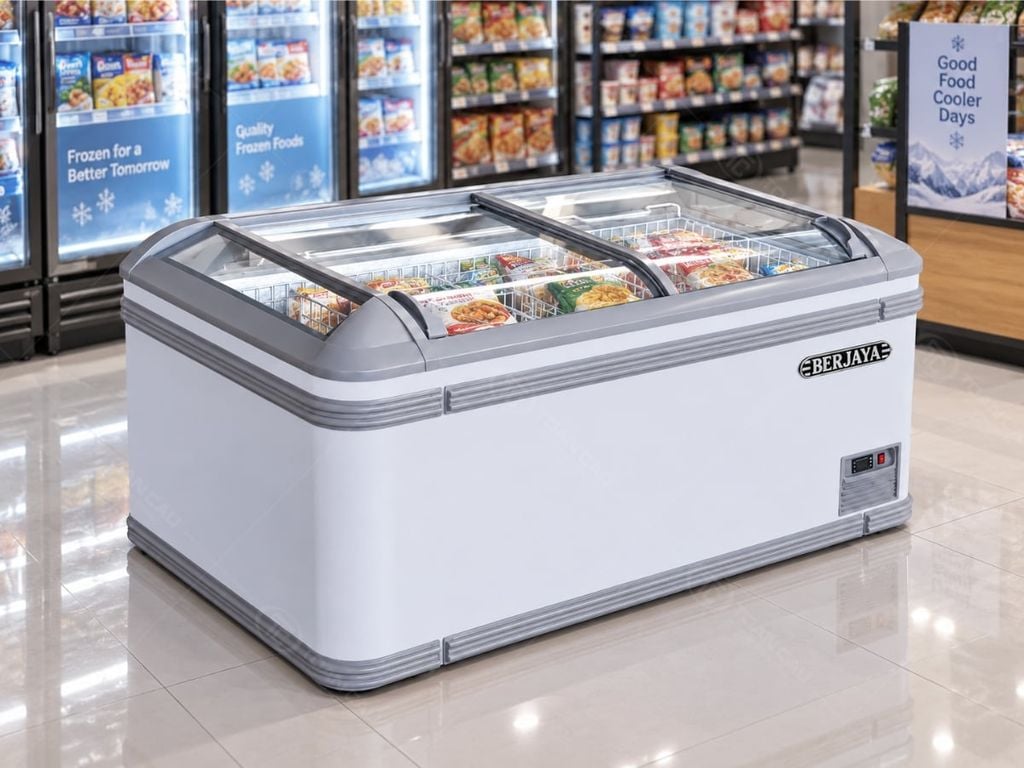 Tủ đông trưng bày kính lùa Berjaya BJY-IFGD-600L