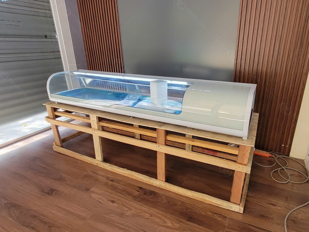 Hình ảnh tủ trưng bày Sushi Berjaya BJY-SUSHI132 nghiêng trái