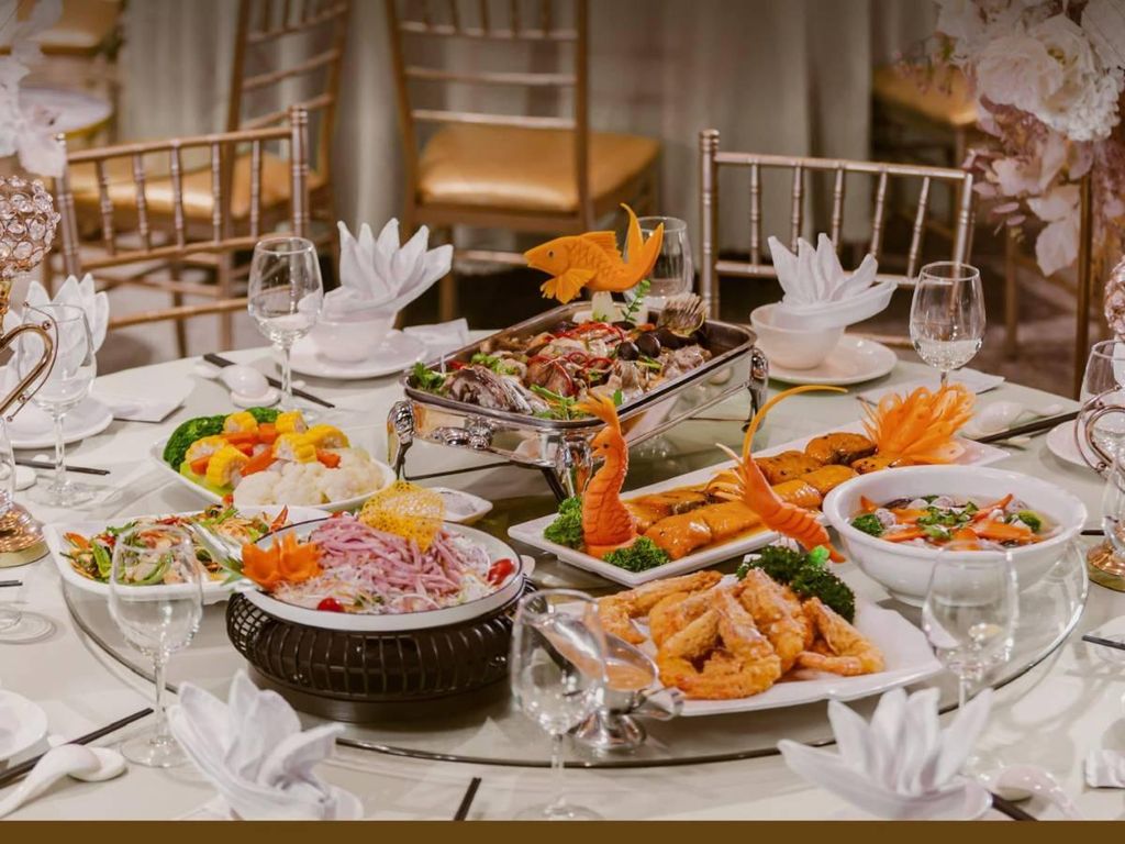 Thực đơn tiệc cưới khách sạn 5 sao phong cách châu á
