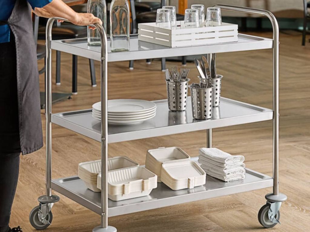 vật liệu của xe đẩy thức ăn