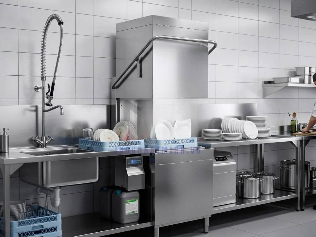 bảo dưỡng máy rửa bát công nghiệp sau khi vệ sinh
