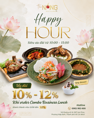 BỮA TRƯA CÙNG NHÀ HÀNG NẮNG - ƯU ĐÃI LÊN ĐẾN 12%
