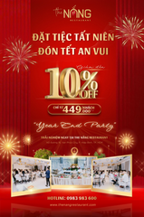 ĐẶT TIỆC TẤT NIÊN TẠI THE NẮNG - [YEAR END PARTY 2025]  - Phú Quý Viên Mãn – Đón Lộc An Khang