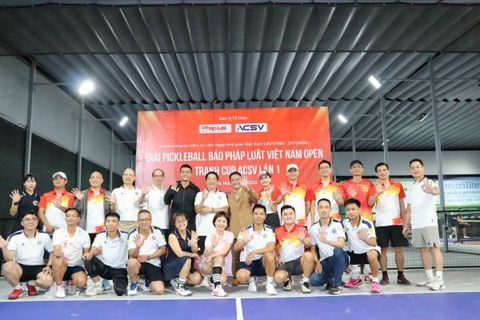 💐 💐 HERMOD VINH DỰ LÀ ĐƠN VỊ TÀI TRỢ VÀ ĐỒNG HÀNH CÙNG GIẢI PICKLEBALL – BÁO PHÁP LUẬT VIỆT NAM OPEN TRANH CUP ACSV 💐 💐