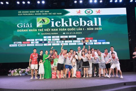 Tổng Kết Giải Pickleball Doanh Nhân Trẻ Việt Nam Toàn Quốc Lần I – Năm 2025