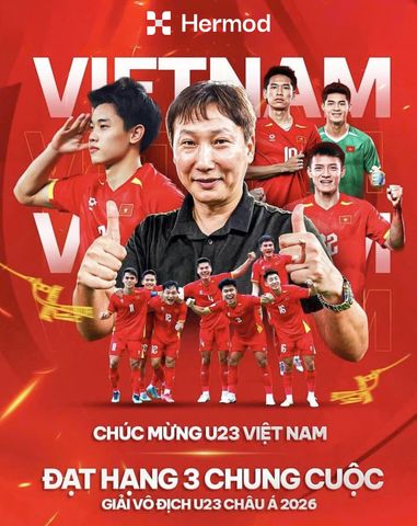 🇻🇳 🇻🇳 Hermod Chúc Mừng U23 Việt Nam Đạt Thành Tích Huy Chương Đồng VCK U23 Châu Á 2026 🇻🇳 🇻🇳