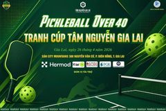 HERMOD HÂN HẠNH ĐƠN VỊ TÀI TRỢ GIẢI ĐẤU PICKLEBALL OVER 40 - TRANH CÚP TÂM NGUYỄN GIA LAI