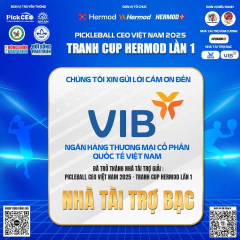 🎉 TRÂN TRỌNG CẢM ƠN NHÀ TÀI TRỢ BẠC NGÂN HÀNG THƯƠNG MẠI CỔ PHẦN QUỐC VIỆT NAM VIB – CHI NHÁNH LIỄU GIAI 🎉