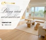 THIẾT KẾ CĂN HỘ PHONG CÁCH TỐI GIẢN  KHÔNG GIAN SỐNG HIỆN ĐẠI, AN NHIÊN VÀ TINH TẾ