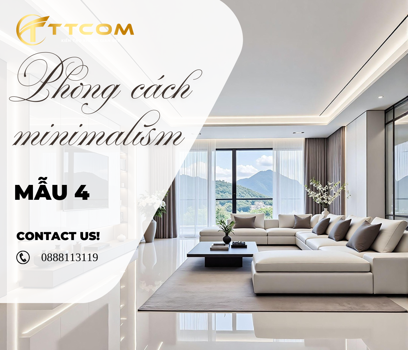 THI CÔNG HOÀN THIỆN NỘI THẤT PHONG CÁCH TỐI GIẢN HIỆN ĐẠI CHO CĂN HỘ