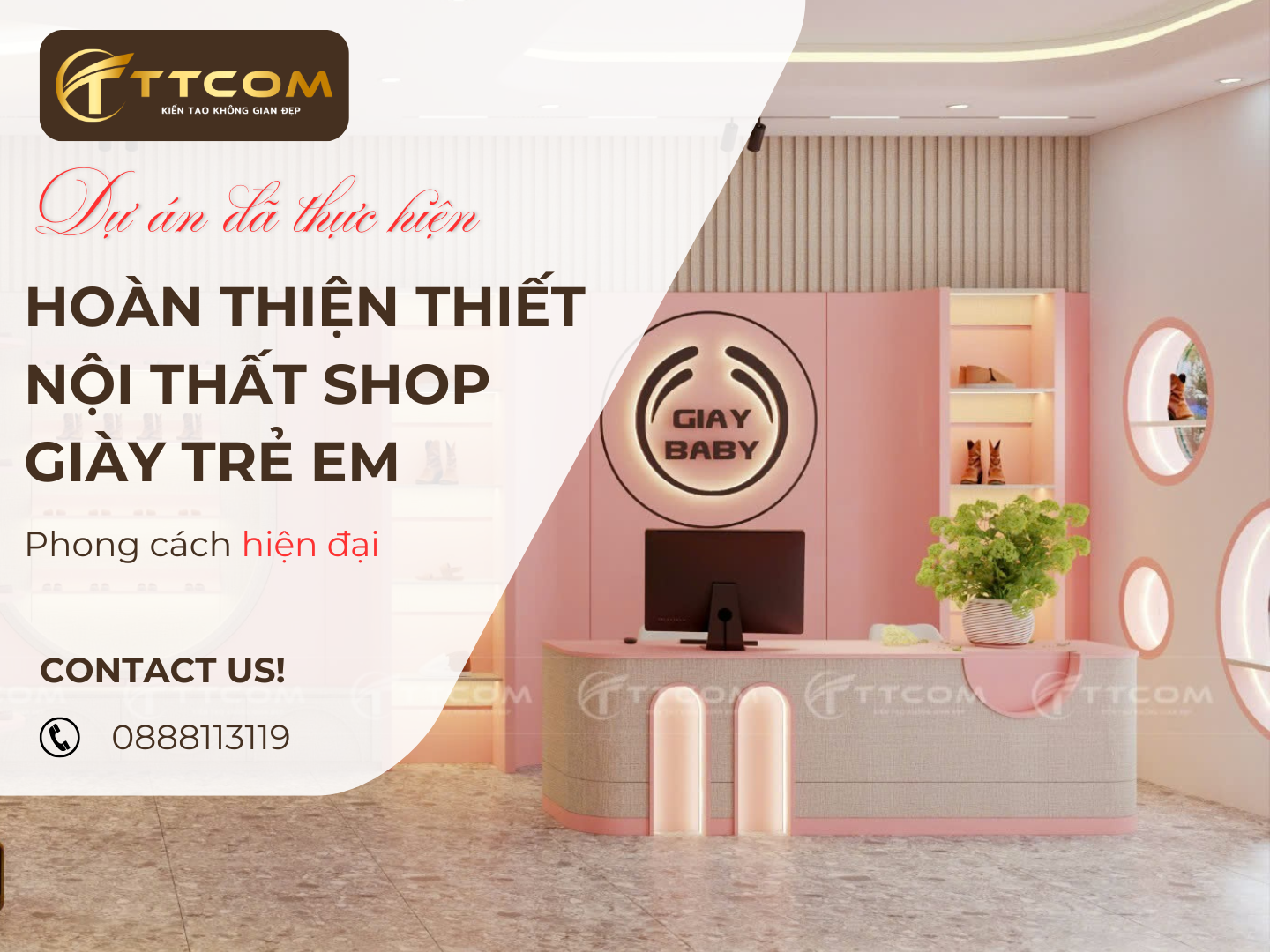 THIẾT KẾ CỬA HÀNG GIÀY TRẺ EM GIÀY BABY  KHÔNG GIAN MUA SẮM HIỆN ĐẠI, ĐÁNG YÊU VÀ ẤN TƯỢNG