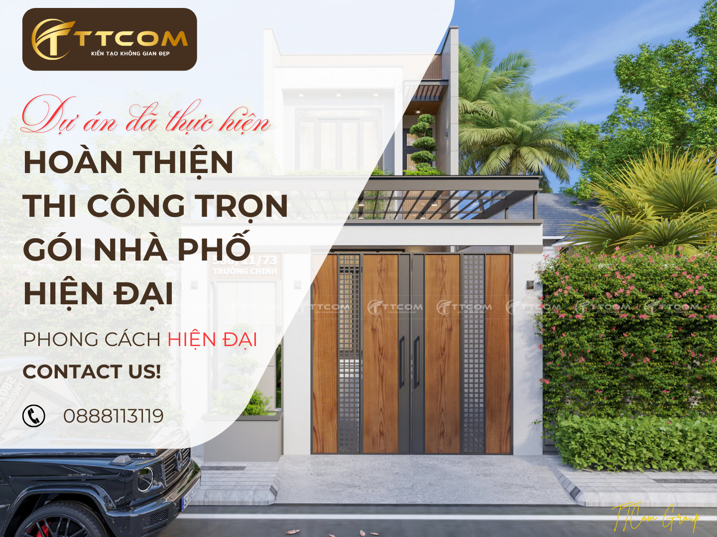 THI CÔNG TRỌN GÓI NHÀ PHỐ HIỆN ĐẠI TẠI GIA LAI