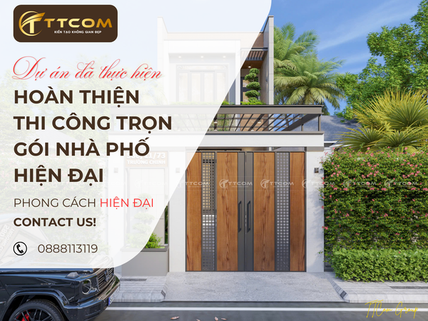 THI CÔNG TRỌN GÓI NHÀ PHỐ HIỆN ĐẠI TẠI GIA LAI