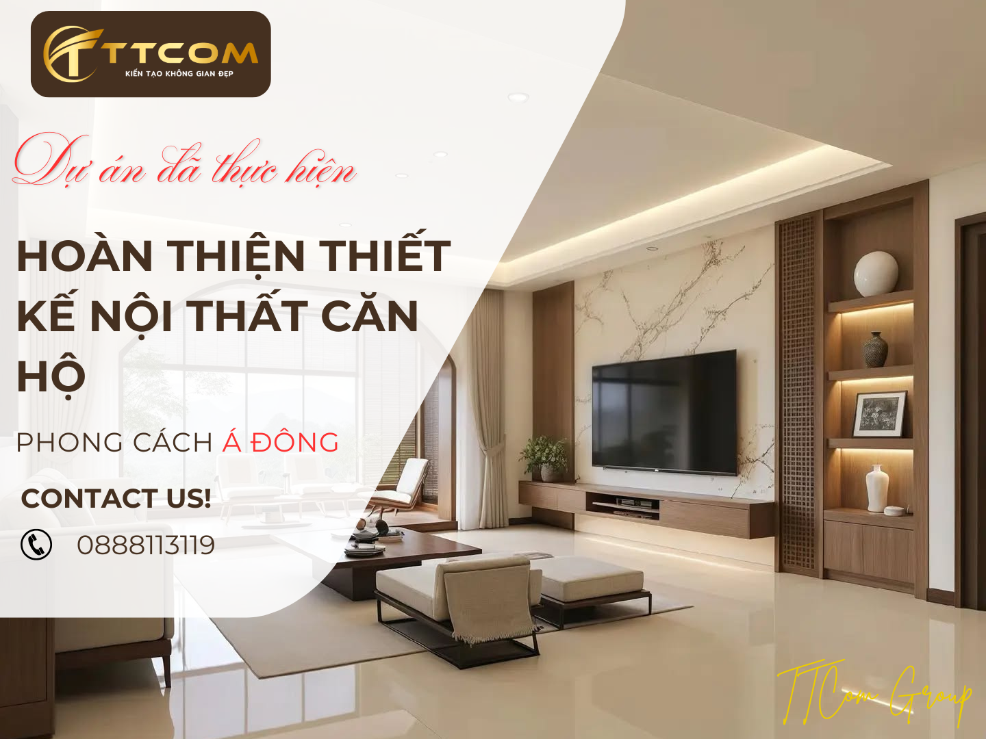 THIẾT KẾ NỘI THẤT NHÀ PHONG CÁCH Á ĐÔNG HIỆN ĐẠI TỐI GIẢN VÀ GẦN GŨI THIÊN NHIÊN