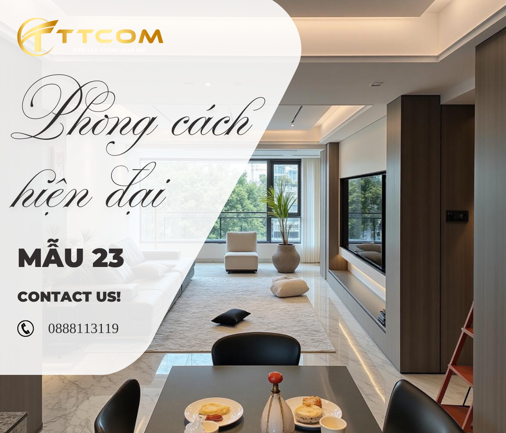 THIẾT KẾ NỘI THẤT CĂN HỘ HIỆN ĐẠI SANG TRỌNG KHÔNG GIAN SỐNG TỐI GIẢN NHƯNG ĐẲNG CẤP